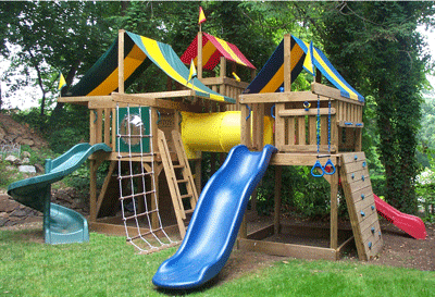 Jungle Fort Campus Tower Playground