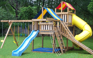 Jungle Fort Tower Swing Sets