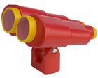 plastic playground binoculars