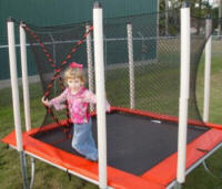trampoline net trainer